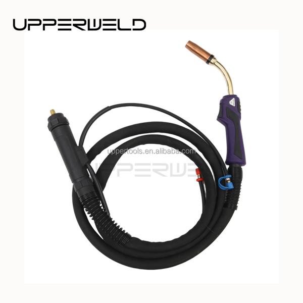 Nozla de soldadura de gas MIG MAG refrigerada por aire con punta de contacto del difusor de gas longitud 75.96 mm