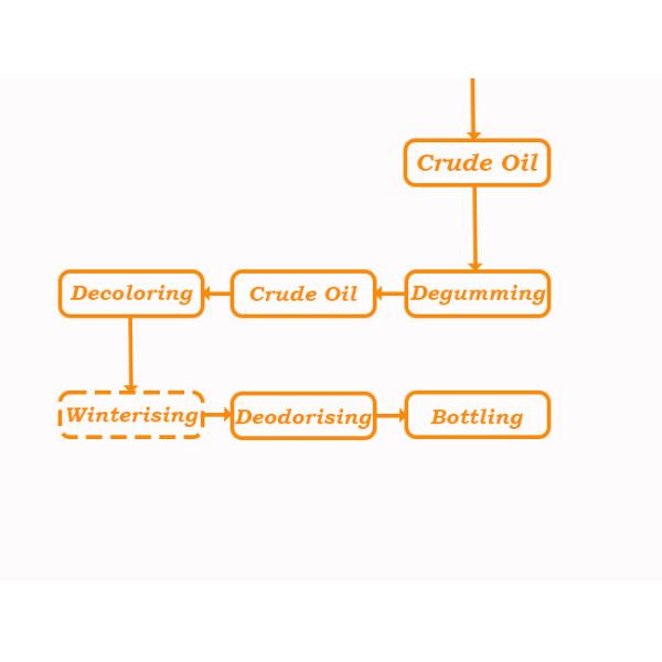 Рафинировка алкалиа арахисового масла завода нефтеперерабатывающего предприятия малого масштаба OEM непрерывный