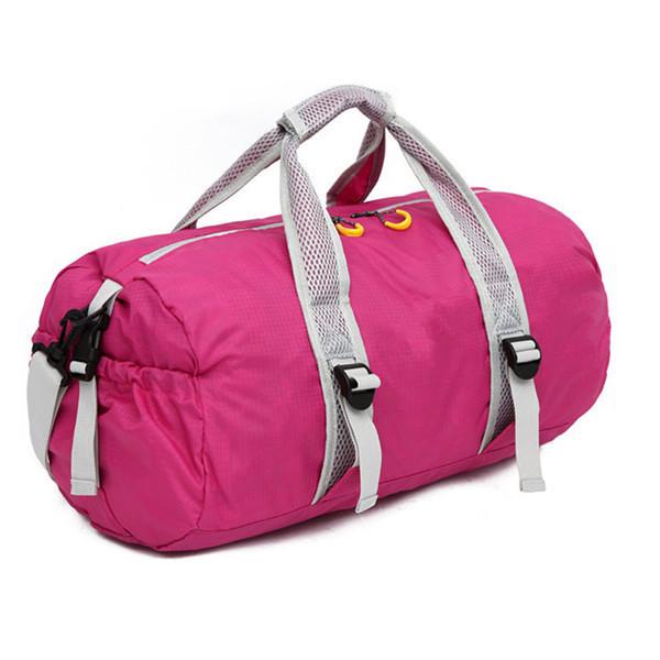 210D Round Sports Bag Womens , Lightweight Gym Bag To Carry Weights
