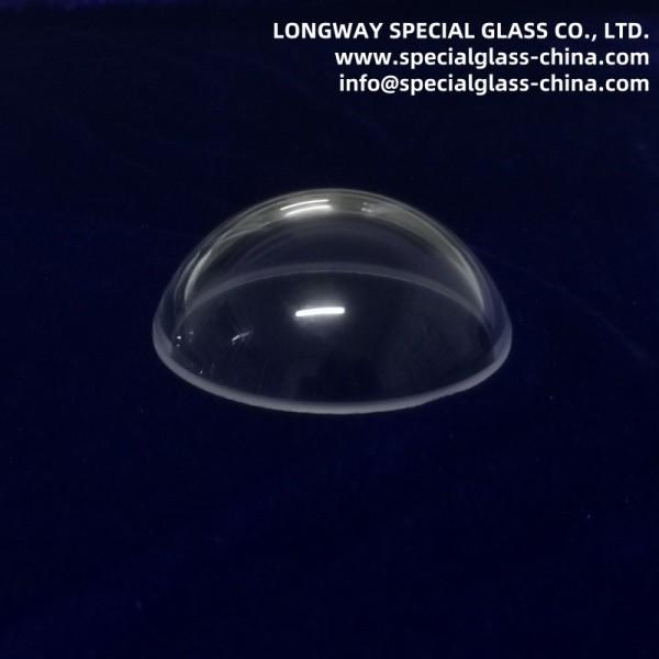 Ar Coated Quartz Glass Optical Glass Dome Over 90%  High Transmission