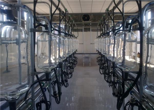 HL-G01 Cow Herringbone Milking Parlor System with 28L Glass Milk Recorder