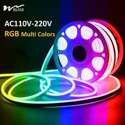 1.64ft/0.5m 2700k Led Strip Dimmable Led Rope Iluminação 120V Indoor Outdoor