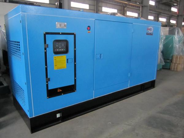 Blue 200KVA Silent Diesel Generator 6CTA8.3-G2 160KW Cummins Diesel Power Generators