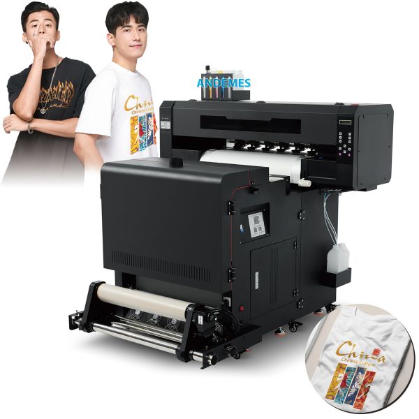 60cm 24 Inch A1 DTF Printer Featuring I3200 Printhead Powder Shaker And Dryer