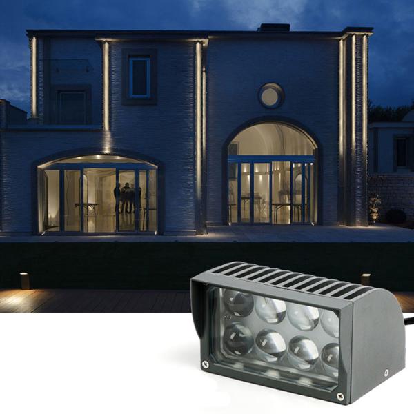 24W LED Beam Wall light spot light ultra long distance outdoor waterproof light column Roman column super bright outdoor