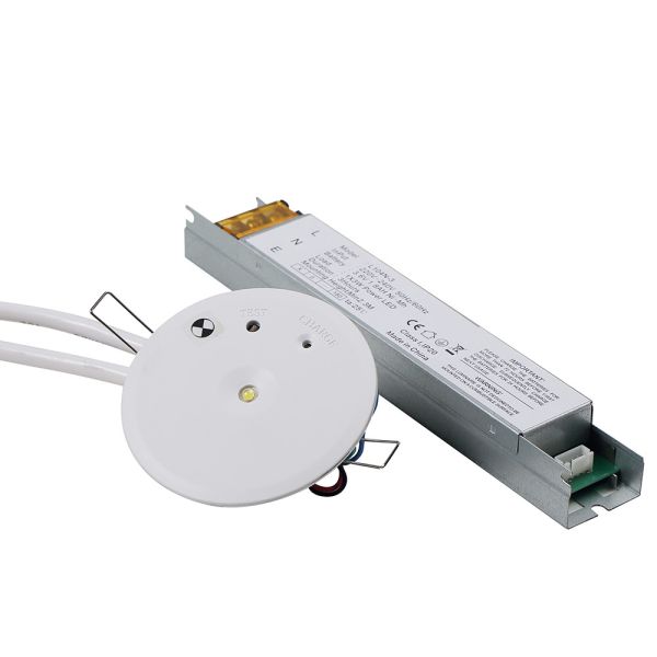 Fire Retardant Recessed Ceiling LED Emergency Light 3 Hours Operation Non Maintained