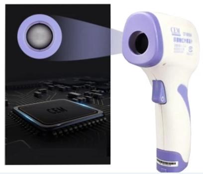 Most Accurate Infrared Thermometer Temperature Gun For Industrial Use White And Purple