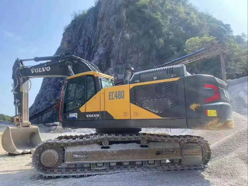 Подержанный Volvo Machine EC480DL экскаватор низкие часы для продажи