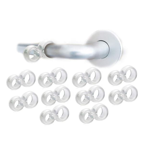 Convenient Door Stopper Transparent Door Handle Buffer Silicone or PVC for Walls Furniture Kitchen Bedroom
