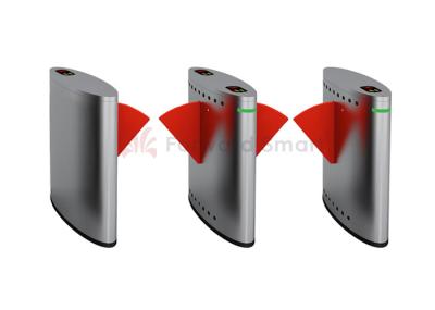 QR Code Reader Access Control Supermarket Flap Barrier Turnstile
