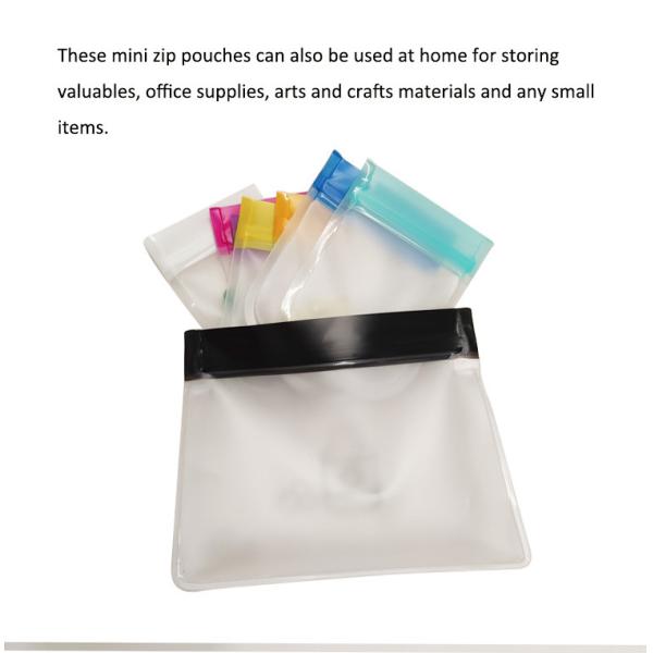 Small Medicine PEVA k Packaging Bag 3*3inches Size
