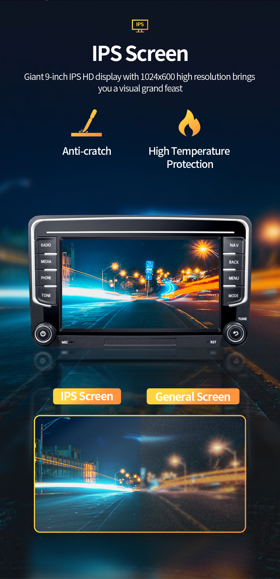 GRANDnavi 7-дюймовый двойной дино Android автомобильное радио Авто BT CarPlay для автомобильной стерео VW