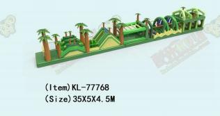 Tropical Jungle - Style Inflatable Amusement for Children Play Area