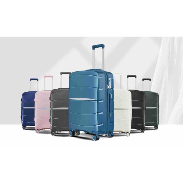 Actividades al aire libre Maletas con ruedas giratorias de 8 ruedas Gran capacidad Duraderas Versátiles Juegos de equipaje de viaje de PP Ecológicas Ligeras Maleta TSA