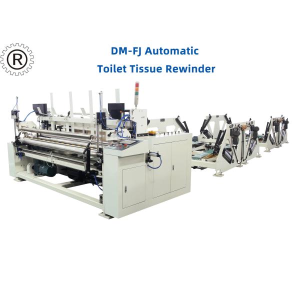 Toilet Paper Rewinding Machine High Efficient PLC  And Kitchen Towel Glue Lamination Unit