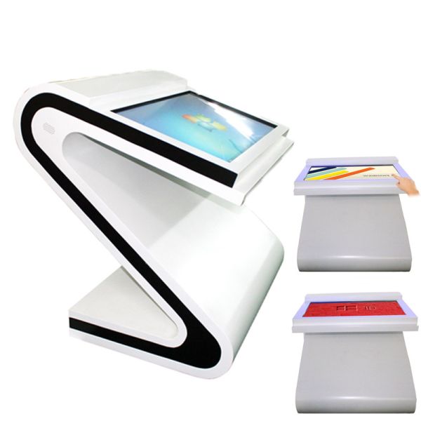 High Brightness Touchscreen Self Service Kiosk Interactive 55 Freestanding