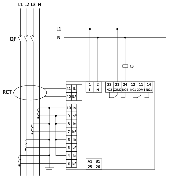 ALP220-EF Low-voltage Earth Fault Relay
