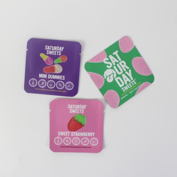 Food Grade Snack Packaging Bags Digital Printed 3.5g Plastic Mylar Bag