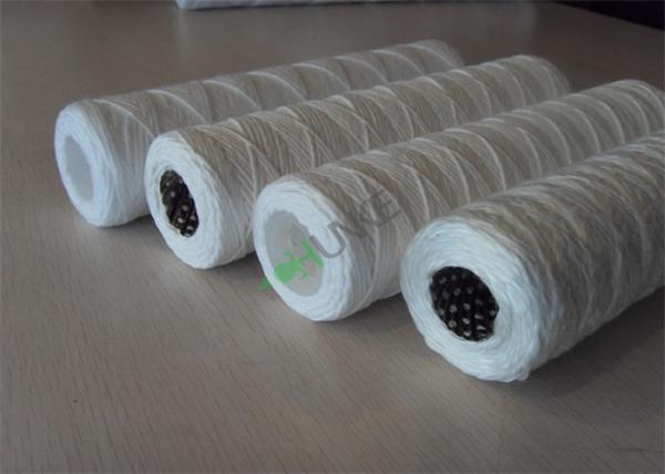 40 PP String Wound Filter Cartridge With SS Core Water And Chemical Solvent Treatment