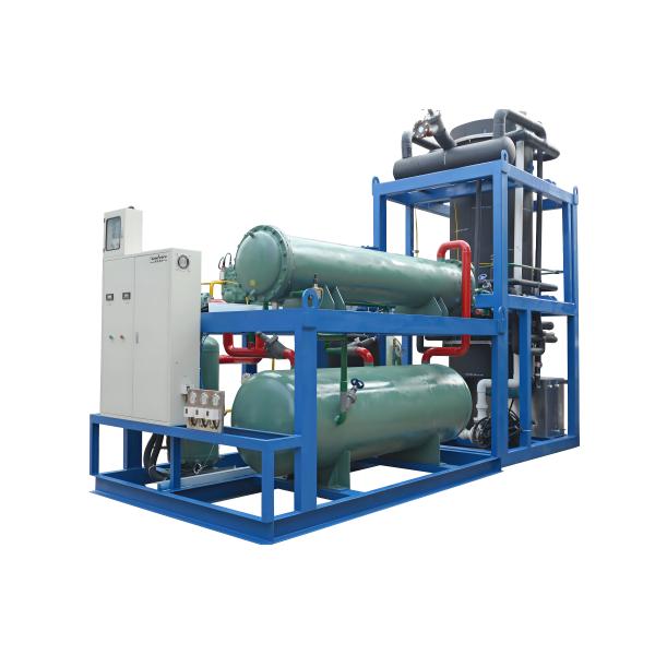 Máquina de gelo de flocos Yongrui Ar arrefecida com compressor Bitzer / válvula de expansão Danfoss