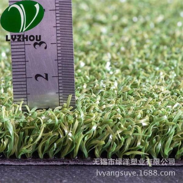 Fake Landscape Indoor Grass Mat / Plastic Floor Always Green Synthetic Turf