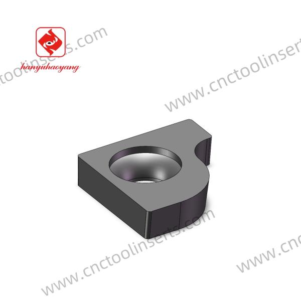 Plaquette de fraisage CNC avec revêtement PVD HYXCCW1704R6.35-R3 HYB208, adaptée