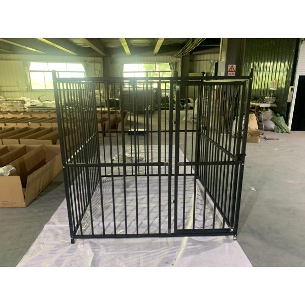 Outdoor Dog Kennel Heavy Duty Metal Frame Fence Dog Cage Outside Pen Playpen Dog Run House Without Roof