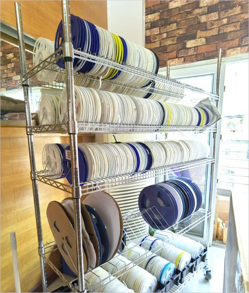 24mm PCB Handling Equipment Single Double Peak Grid Smt Reel Storage Rack