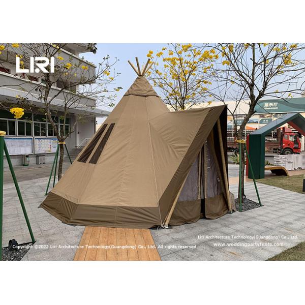 Waterproof Jungle Glamping Tipi Event Tent Heavy Duty Canvas Tents
