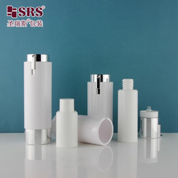 30 ml 50 ml Loção Cosmética Vazia Sério de Personalização Bottle de Bomba sem Ar Substituivel 15 ml
