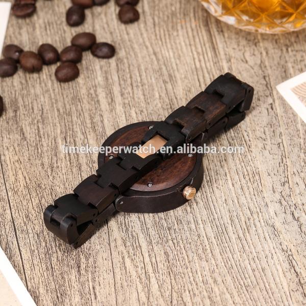 Made In China Wood 3 Atm Water Resistant Watch