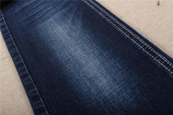 10oz Cotton Spandex Denim Fabric 70% Ctn 26% Poly 10% Rayon 2% Spx