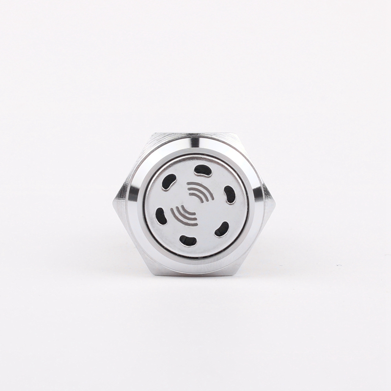 16mm Stainless Steel LED Waterproof Metal Buzzer 12V/24V/5V Screw Terminal Terminal Electronic Structure IP65 24V Max Voltage