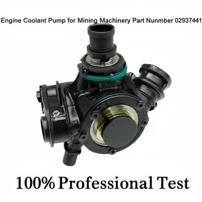 Top- Engine Coolant Pump for Mining Machinery Part Nunmber 02937441 100% Professional Test