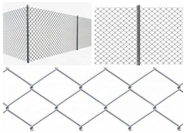 6ft X 50ft 9 Gauge 1.2m Industrial Chain Link Fencing