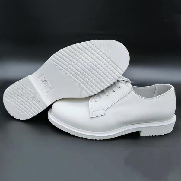 Steel Toe White Shoes Unisex PU Sole Safety Shoes Anti Smash Anti Puncture