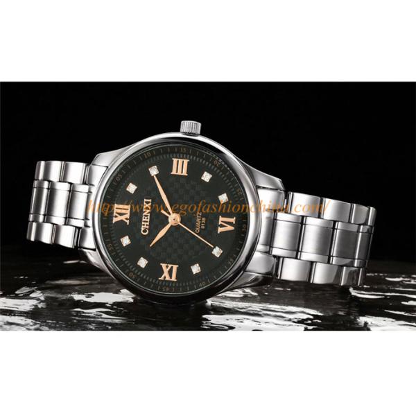 013B Rose Gold Silver Marks Black White Classic Watches Unisex Women Watch Stainless Watch