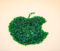 Bouteille en PET 100% recyclée résine Polyester Puce Pellet Full Bull Puce en PET recyclée