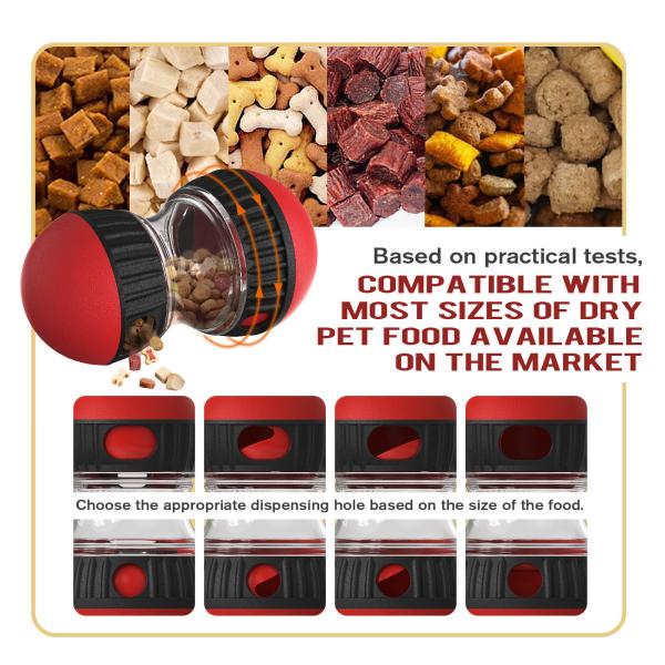 Interactive Rotating Treat Dispenser Dog Toy – Keep Pets Engaged, Durable Plastic, Bulk Pet Supplies
