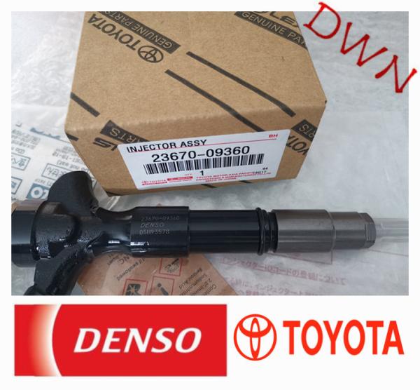 TOYOTA  2KD  Engine denso diesel fuel injection common rail injector 23670-09360