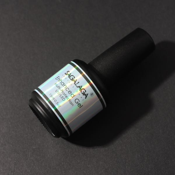SAGALAGA 15ml Reinforce Gel Soak Off  Uv Gel Polish Reinforcement Gel Nail Polish Long Lasting Salon Spa