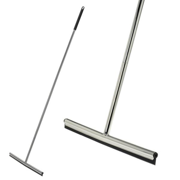 stainless steel long handle floor cleaning wiper for the hall household floor bathroom squeegee