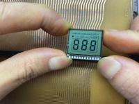 Display LCD HTN para reprodução multimídia