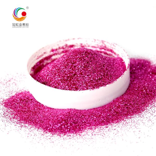 Bulk Extra Fine Pink Eyeshadow PET Glitter Powder Sparkle For Body Leather Coating