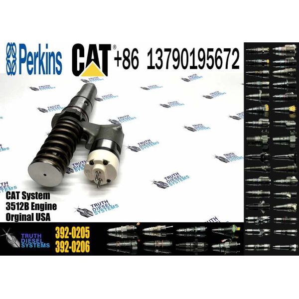 3500B Series 392-0205 20R-1269 AAECT03094 Diesel Fuel Injector Assy 3920205 20R1269 Injector GP for CAT 3508 3512 3516 Engine