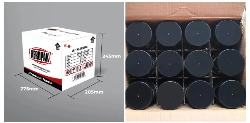 Aeropak 500ml Aerosol Fluid & Chemicals High-Efficiency Electronic Contact Cleaner Precision Electronics Lubricant Product Spray