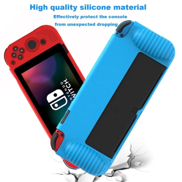 For Nintendo Switch OLED HOXC Nintendo Switch OLED Case, Silicone Cover Device For Nintendo Switch OLED, Full Protect Shell Case For OLED Switch