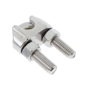 Clampada de cuerda de alambre de acero inoxidable ajustable electro galvanizada