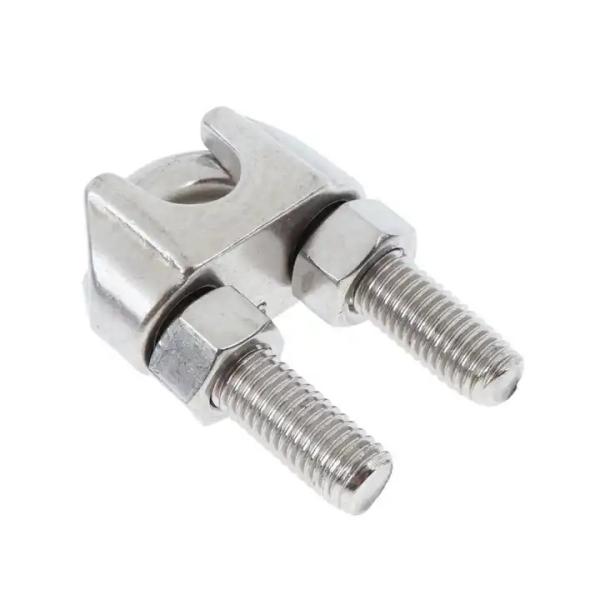 Adjustable Stainless Steel Wire Rope Clamp Electro Galvanized For Metal Riggings