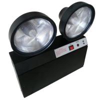 Lâmpadas de emergência de duplo ponto de revestimento de aço durável com tamanho 272mmx80mmx301mm e temperatura de trabalho de -10C a 55C